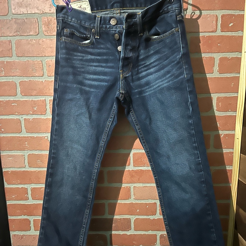 Mens Hollister Slim Straight Jeans